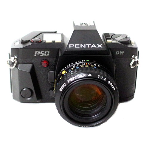 {판매완료}[중고]펜탁스 PENTAX  P50 + smc PENTAX-A 50MM F1.4 KIT / 렌즈킷