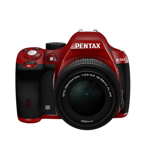 [정품] 펜탁스 PENTAX K-50 DA18-55mmF3.5-5.6 AL WR (레드)