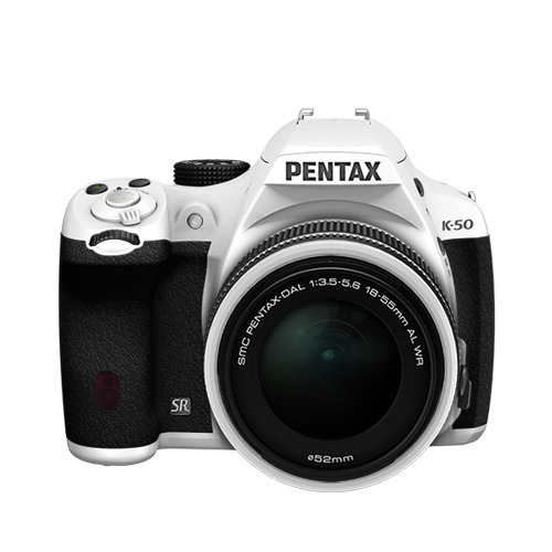[정품] 펜탁스 PENTAX K-50 DA18-55mmF3.5-5.6 AL WR (화이트)