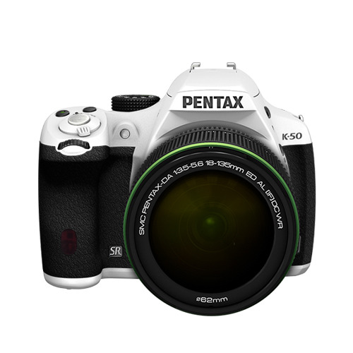 [정품] 펜탁스 PENTAX K-50 DA18-135mmF3.5-5.6 ED AL[IF] DC WR (화이트)